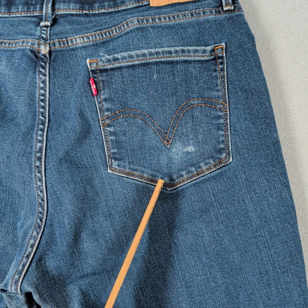 Levis 525 Perfect Waist Straight Leg Jeans Mens W33 L30‎ Blue Denim 15564-0045